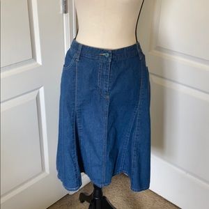 Amazing Christopher & Banks Denim Skirt
